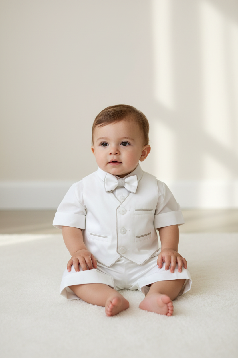 Bimbalo Boys Christening Baptism Outfit 5pc