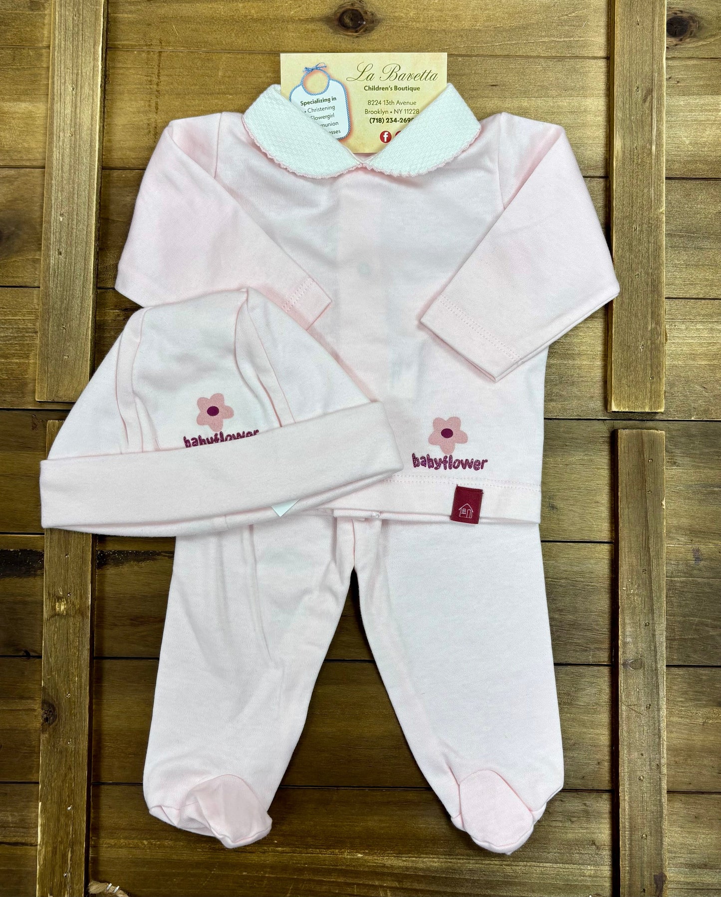 Babyflower Pink Take-Home Set — 3 Piece