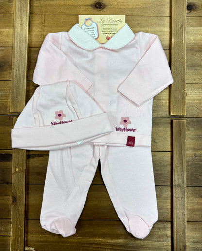 Babyflower Pink Take-Home Set — 3 Piece