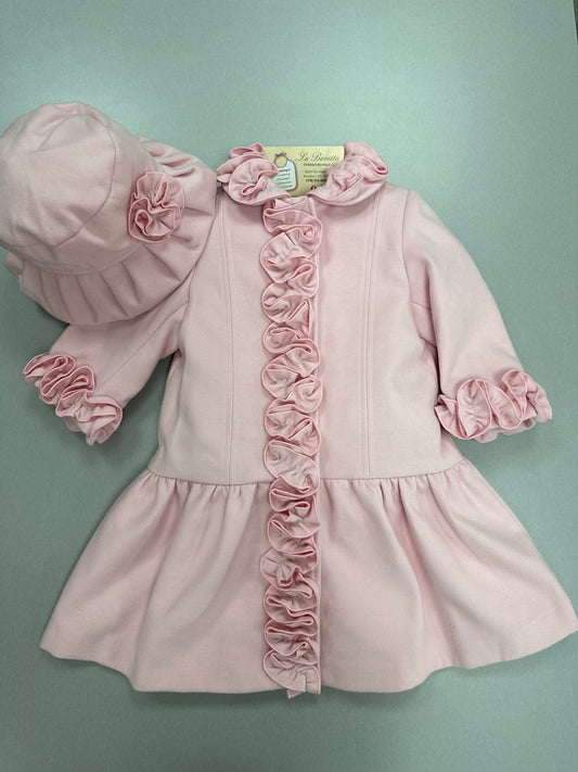 Sarah Louise pink coat 013170