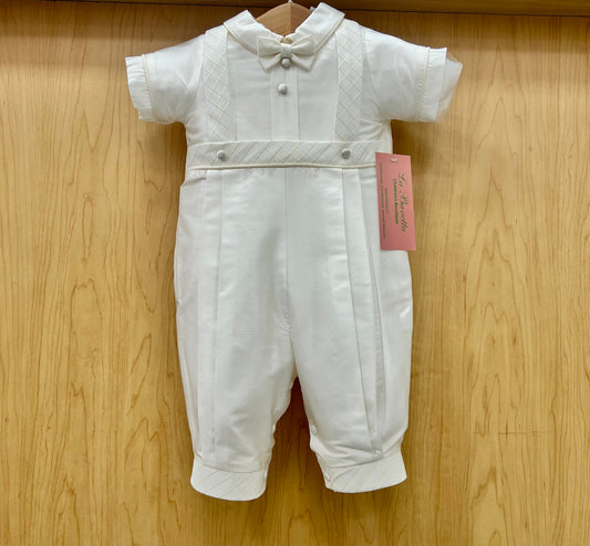Favio babtism suit 100% silk piccolo Bacio