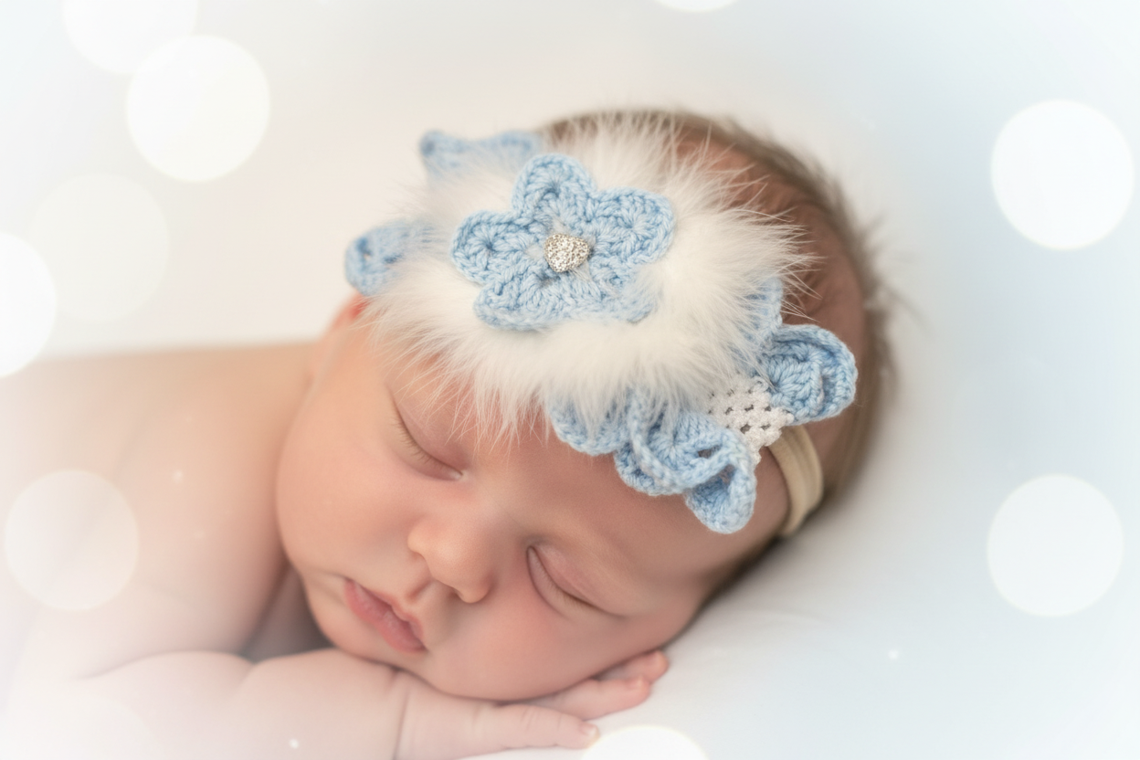 Hand crochet headbands