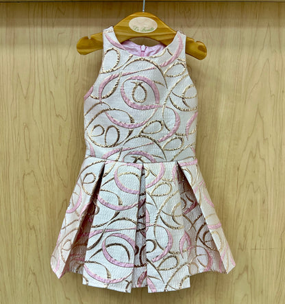 Pink & Gold Dress