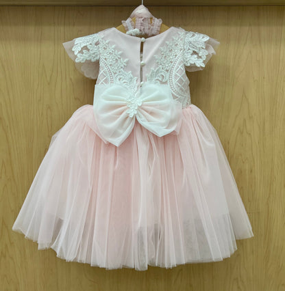 Pink 1st Birthday Girls Dress Dolce Bambini