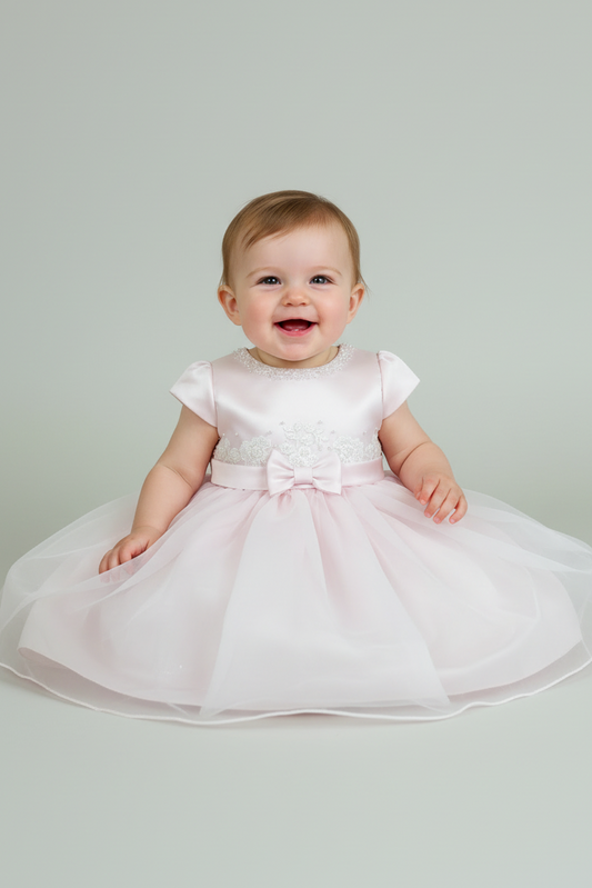 Pink 1st birthday Dress Sarah Louise