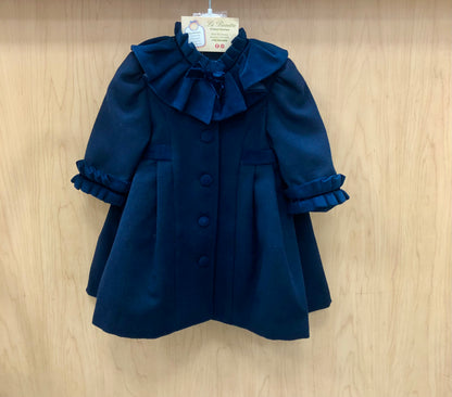 Red or Navy Blue girls wool coat