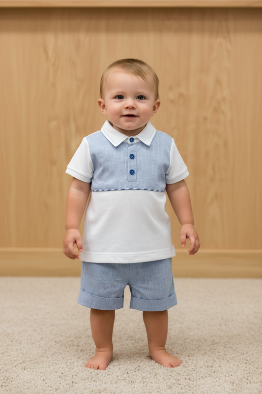 Boys shorts set made in Italy