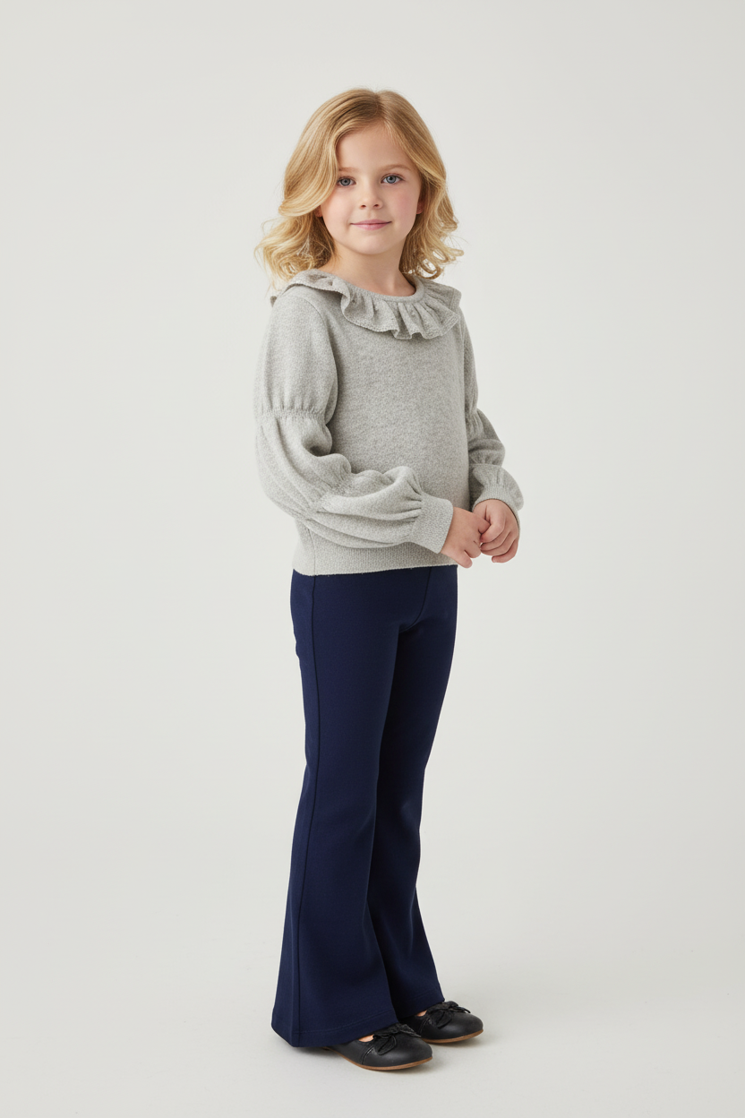 2pc pants set Tan & Navy set