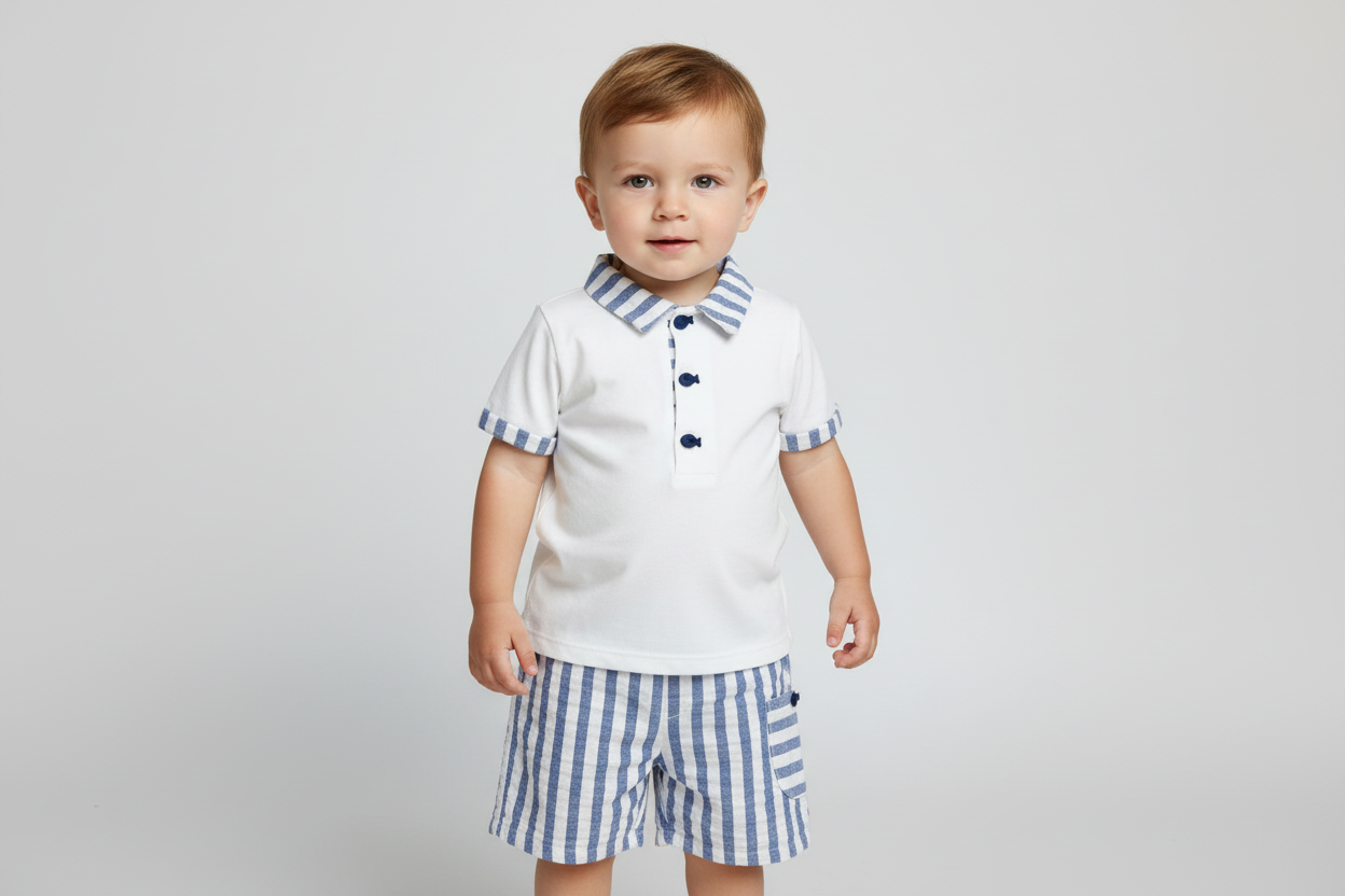 Boys Two-Piece Shorts Set - Premium Summer Outfit