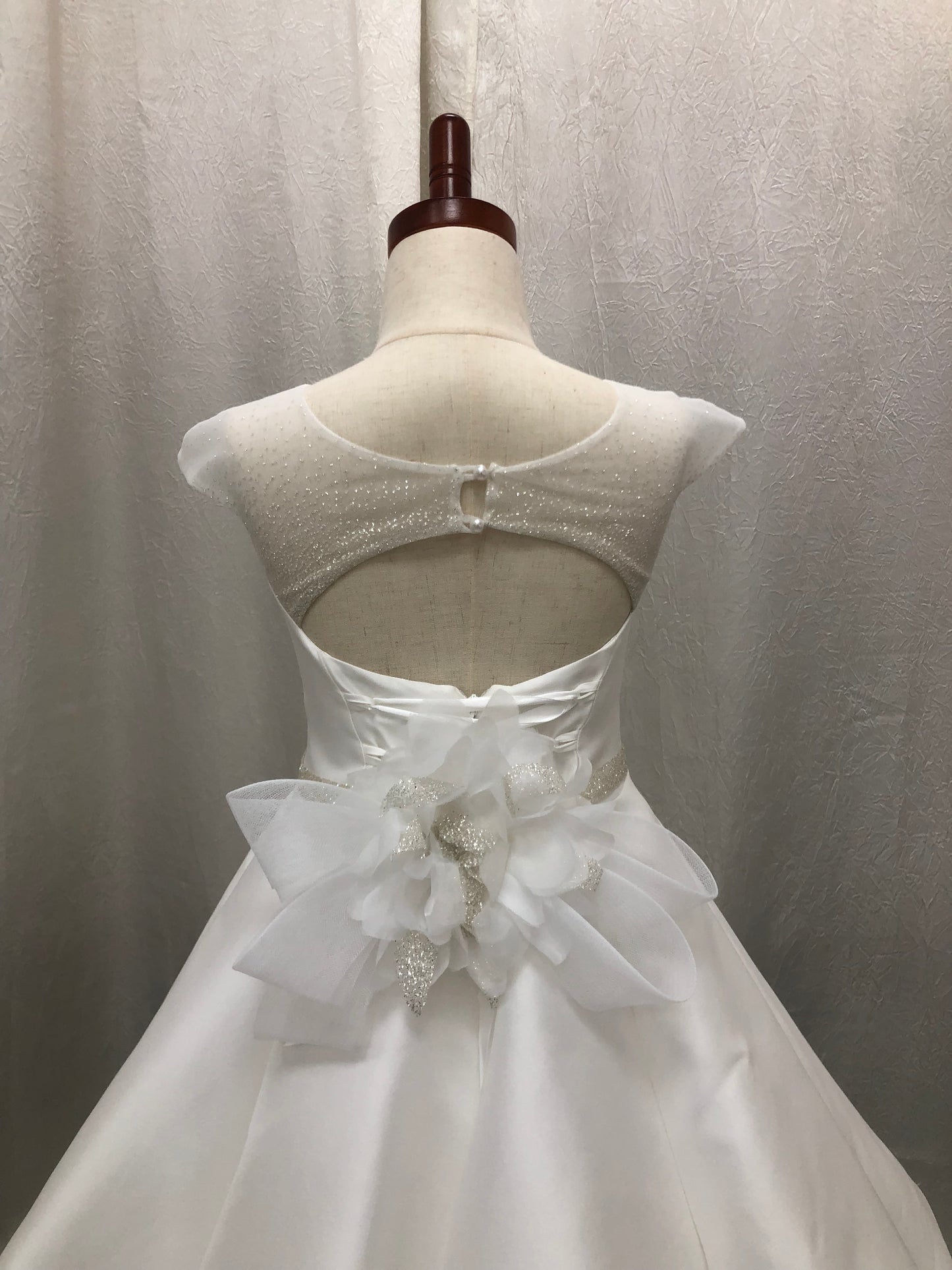 Mikado Shimmer Communion Gown Made in Italy