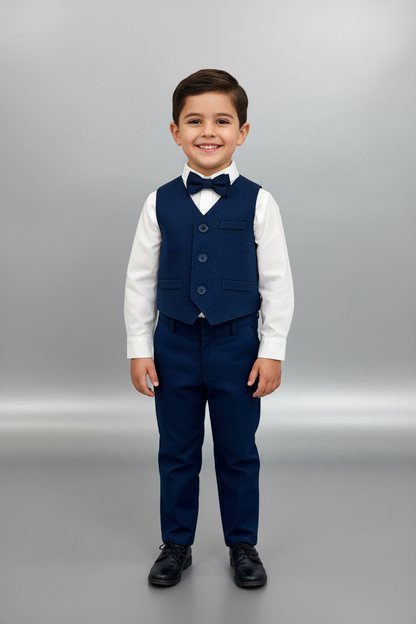 Bimbalo 4pc pants & vest set 7246