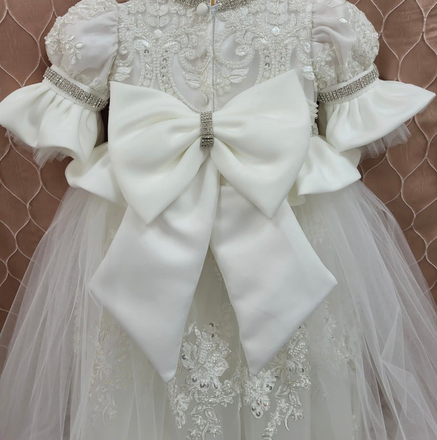 Francesca Christening Girls Dress | Holiday season | La Bavetta | NYC