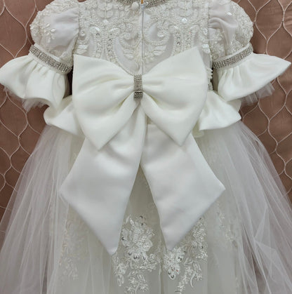 Francesca Christening Girls Dress | Holiday season | La Bavetta | NYC