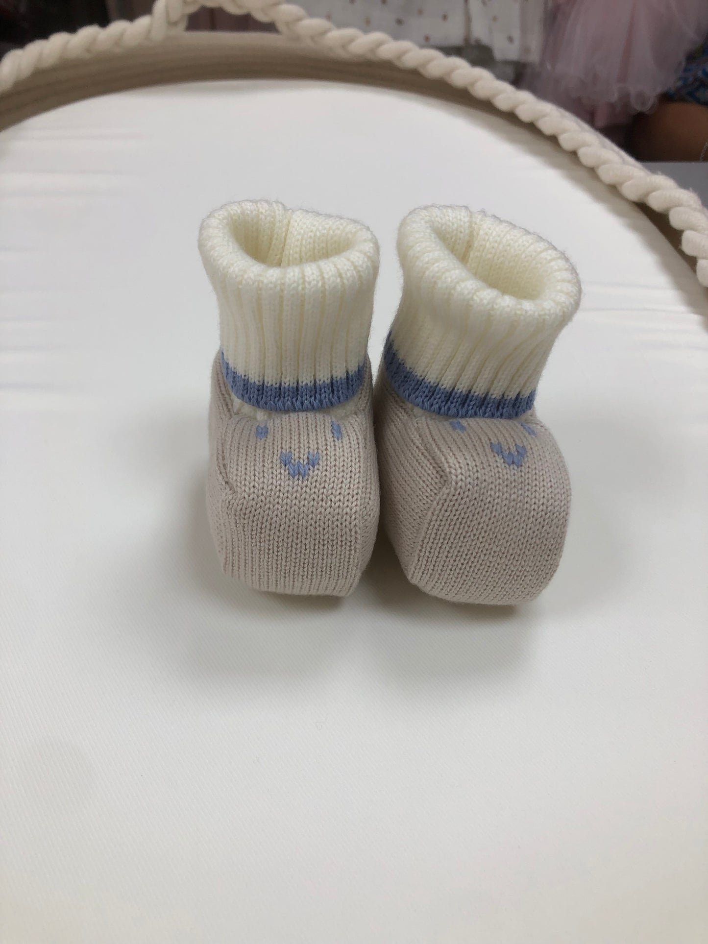 Take me home Bkue and Tan baby boy set with Bears Made in Italy