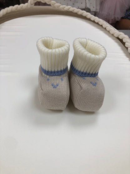 Take me home Bkue and Tan baby boy set with Bears Made in Italy