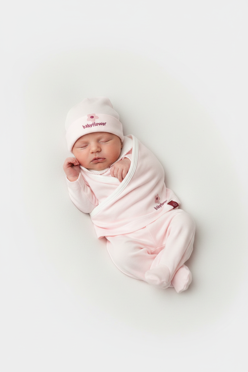 Babyflower Pink Take-Home Set — 3 Piece