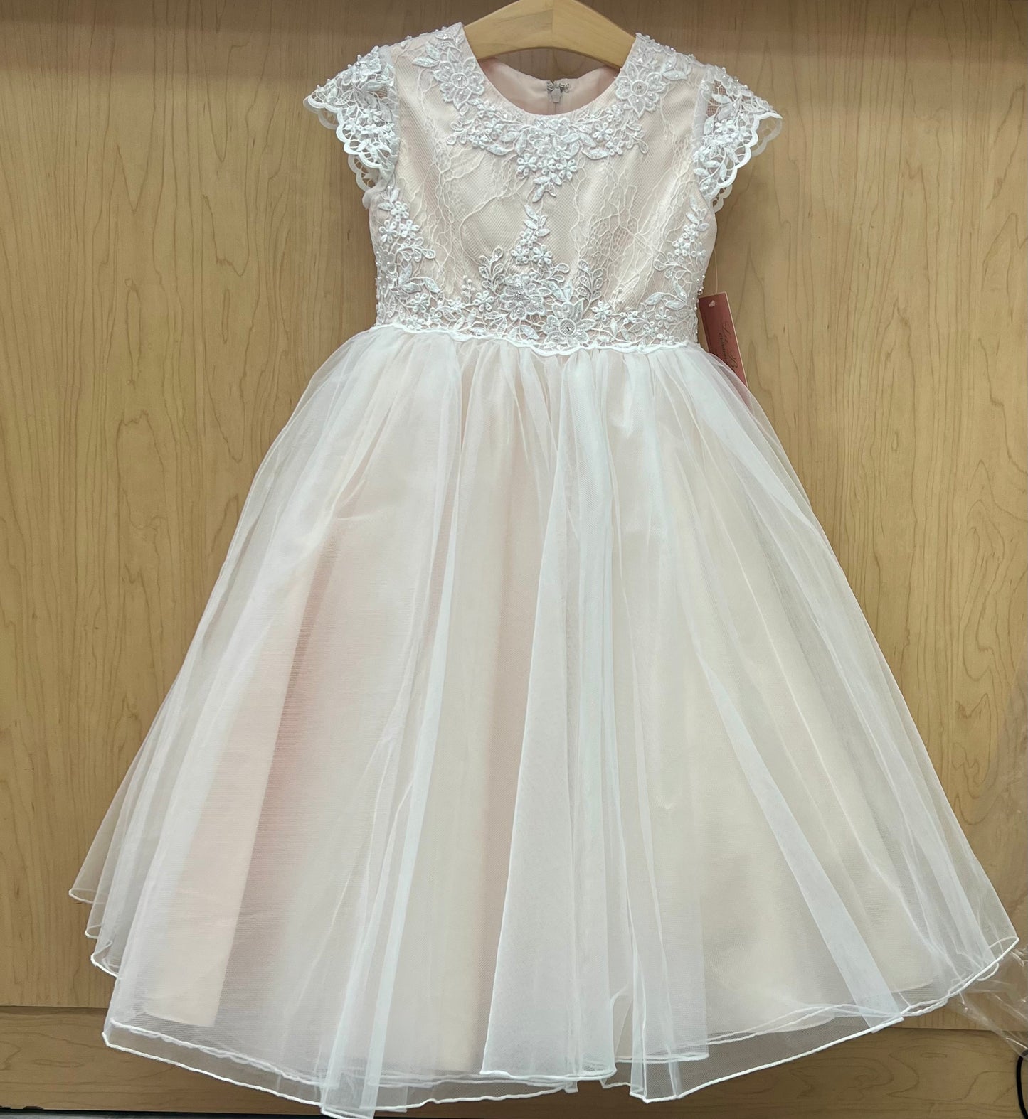 Lace Princess Blush Dress