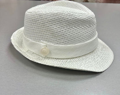 Baby Boy Christening Suit & Hat Set