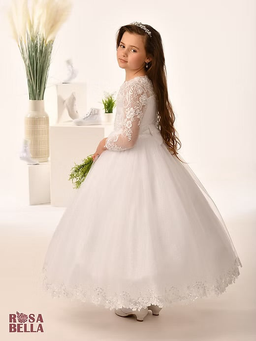 First Communion Dress Sweetie Pie back