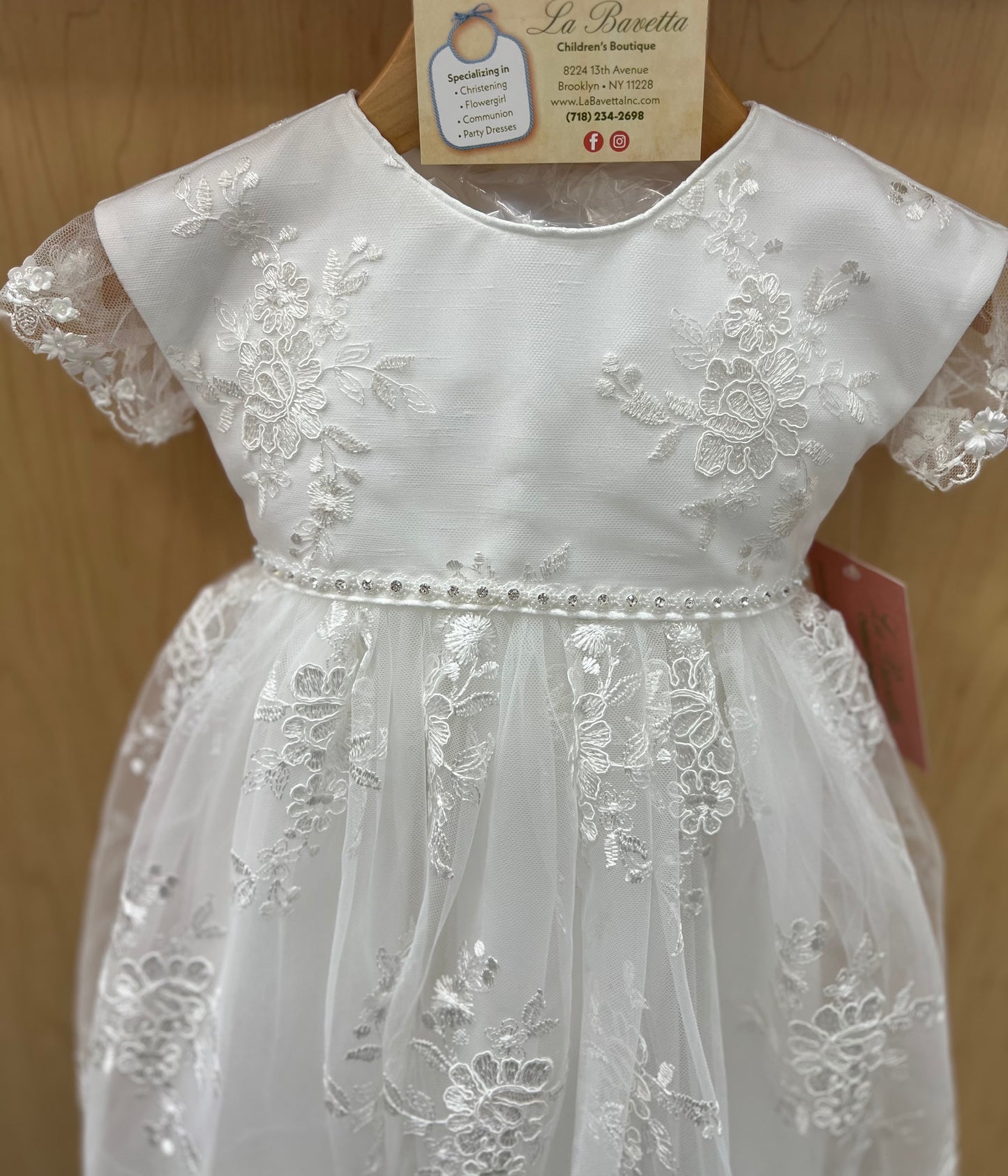 Piccolo Bacio christening Dress Vanina