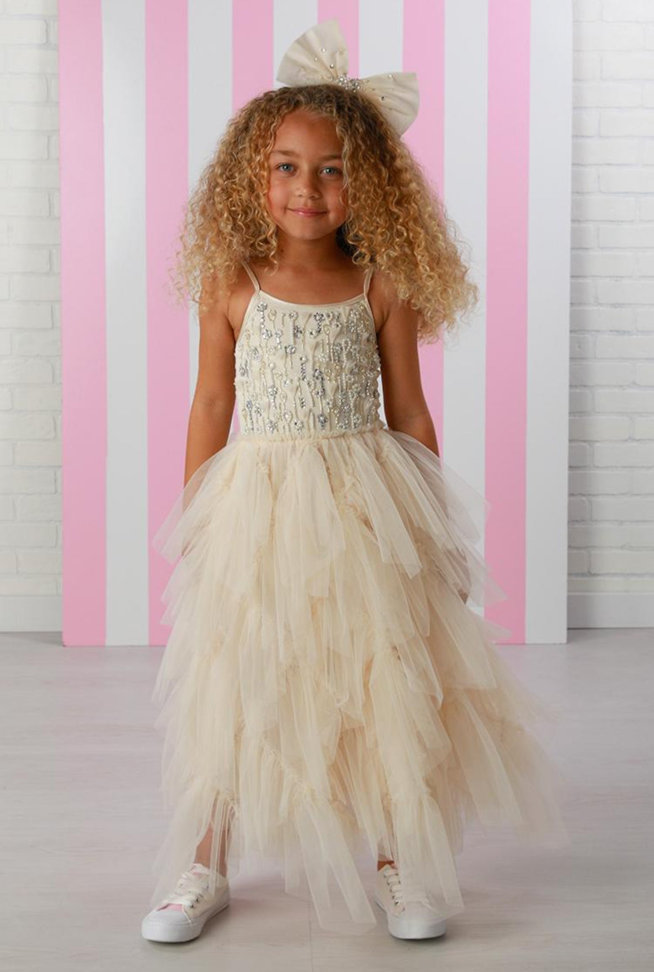Elyna Ivory Dress by ooh la la couture