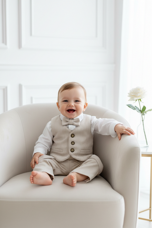 Dolce bambini 5pc boys outfit 8644  made in Europe