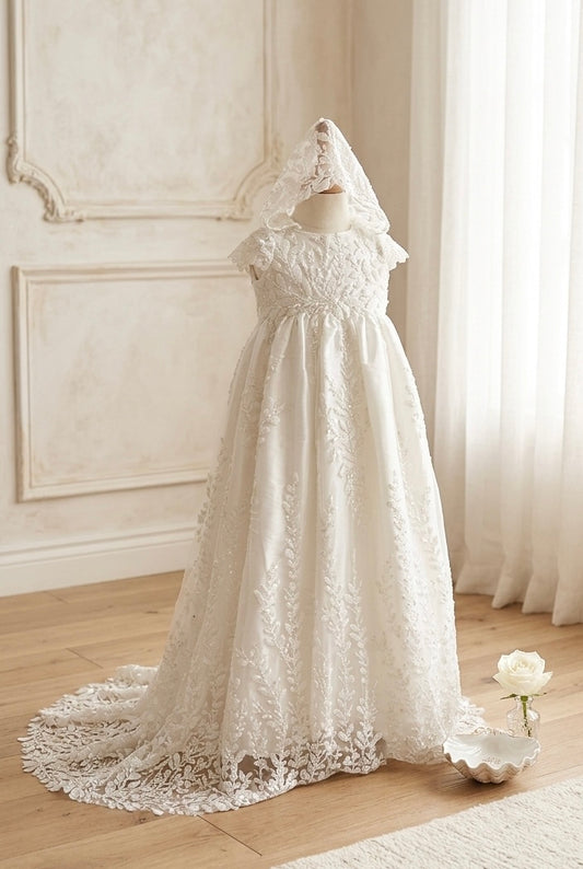 Dolce Bambini Christening cathedral gown  G16718
