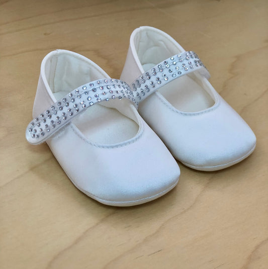 Baby Girls christening shoes made in Italy Bimbalo P24-3