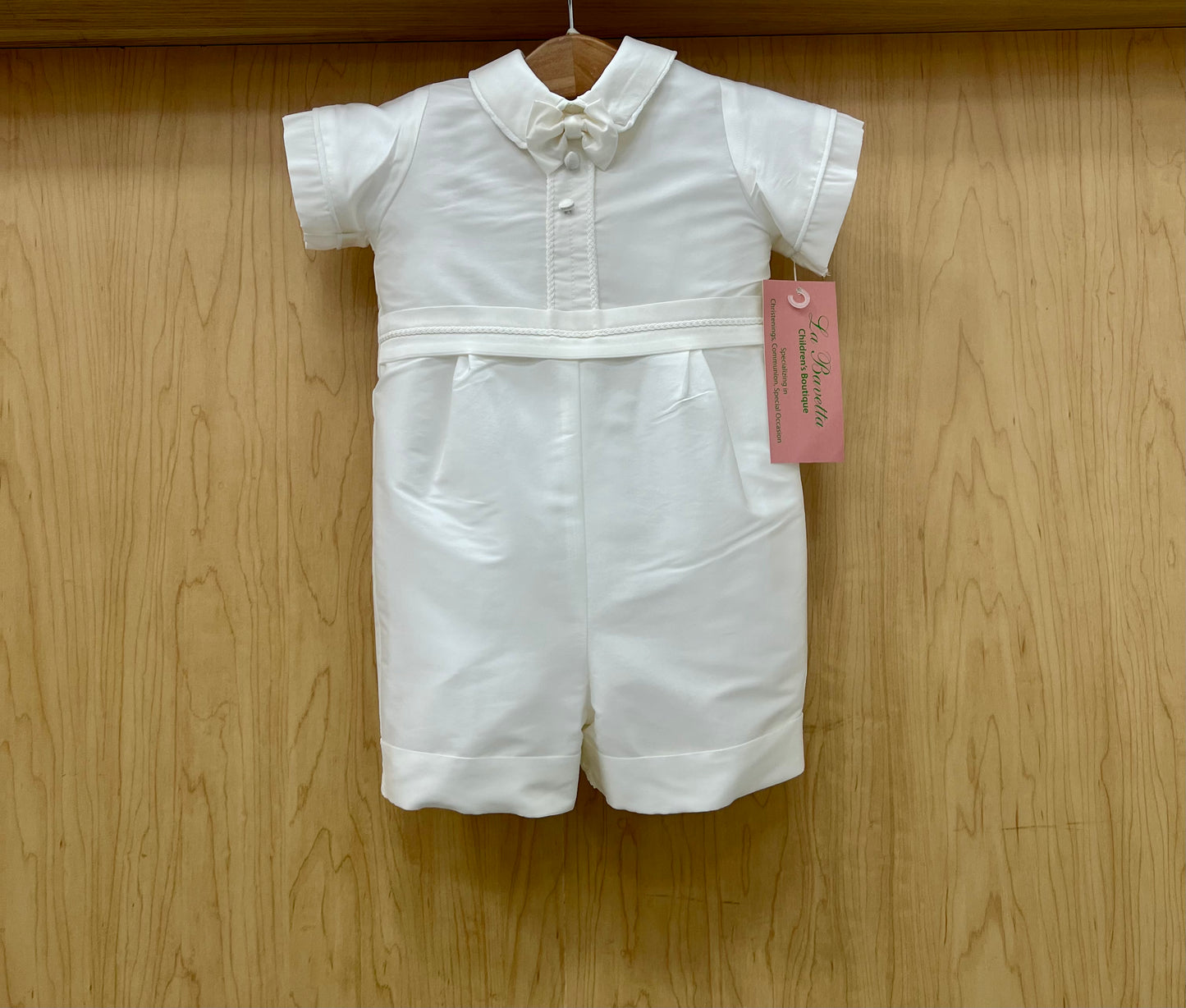 Piccolo Bacio Pablo shorts christening / Baptism suit