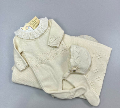 Take me home knit baby girls set