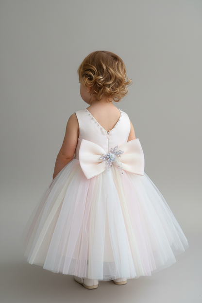 Princess Daliana Lace Bodice Multi Color Dress | La Bavetta