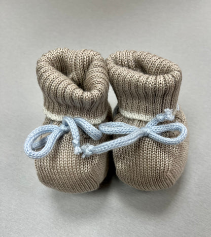 Bimbalo 6763 Beige with trimming Blue romper 4pc take me home set