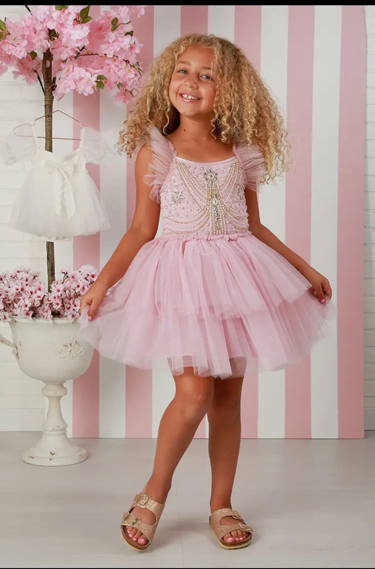 Aureli pink Dress by ooh la la couture