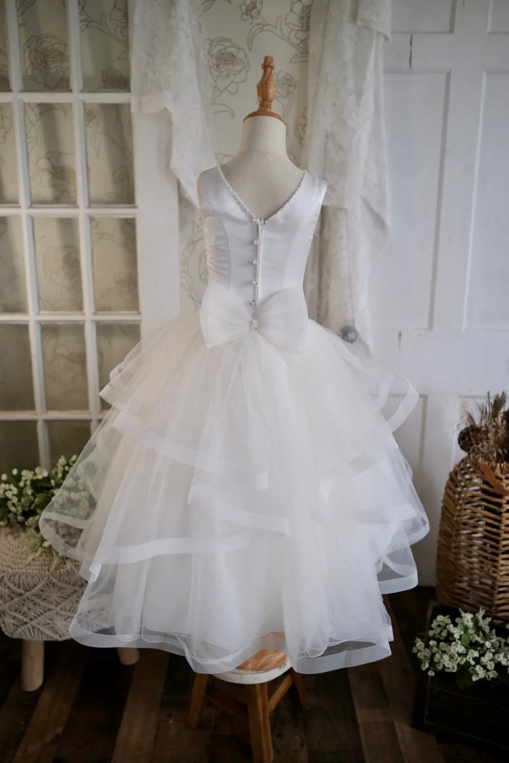 Christie Helene Sleeveless Communion Dress | Brooklyn Shopping