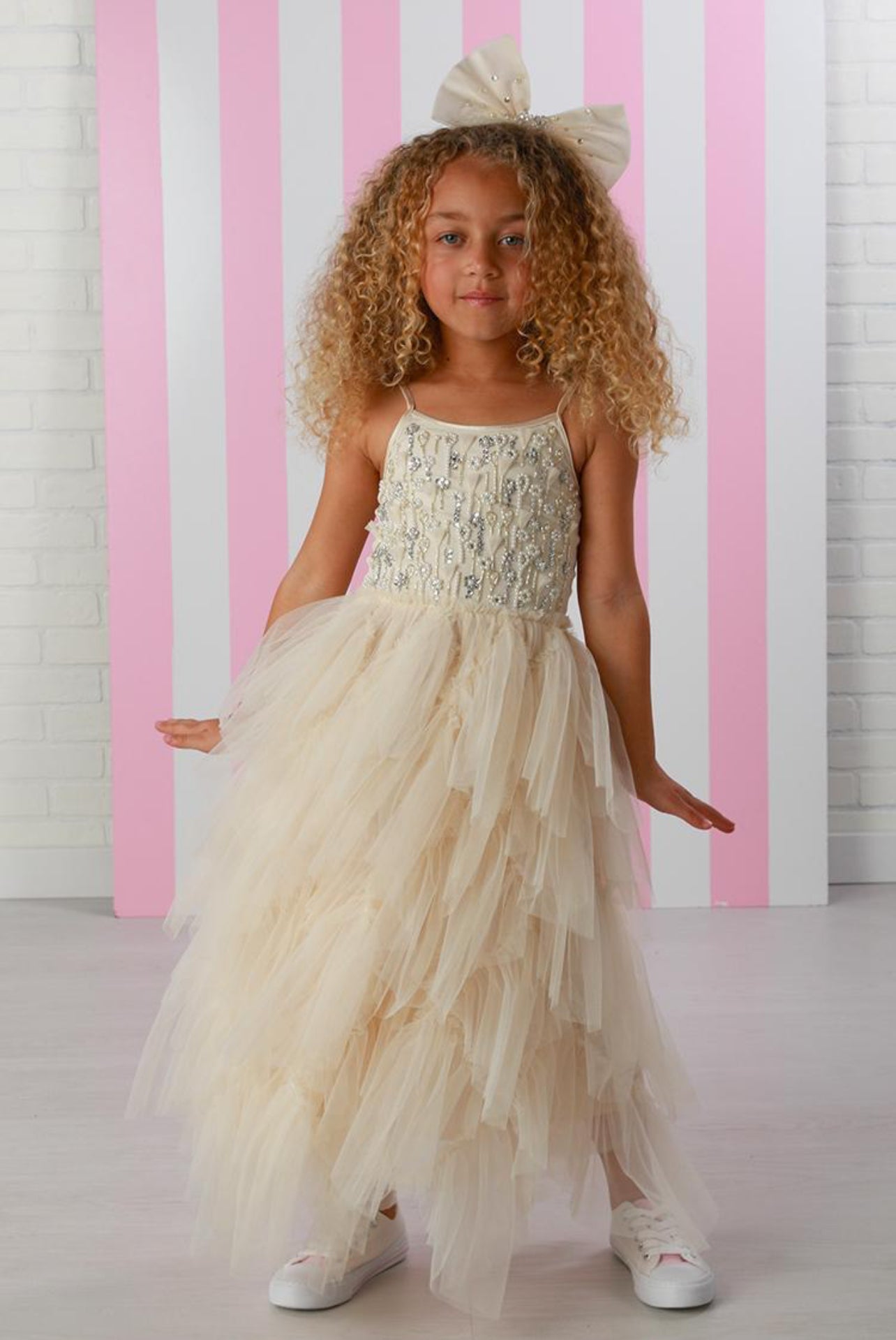 Elyna Ivory Dress by ooh la la couture