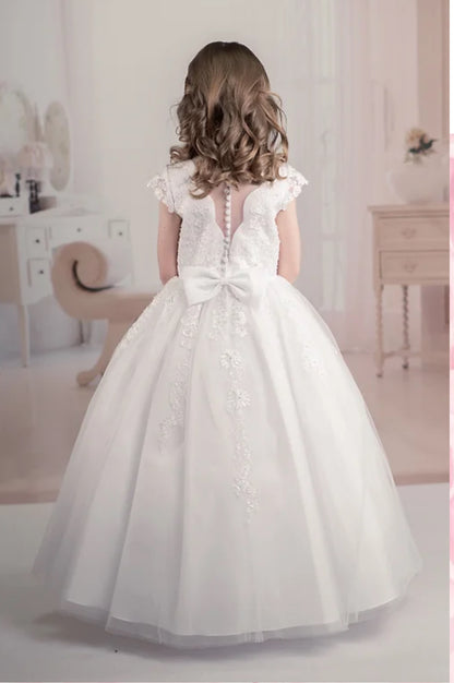 Rosa Bella Communion Dress with V back