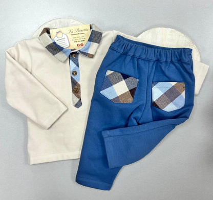 Baby Boys 2-Piece Pants Set by Deolinda