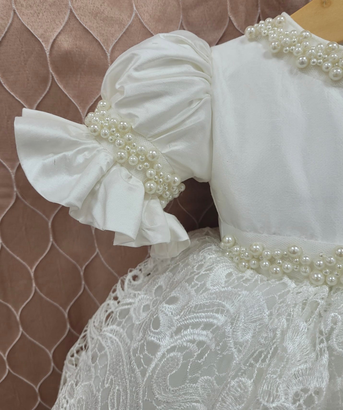 Nyla Girls Christening Outfit | La Bavetta | New York