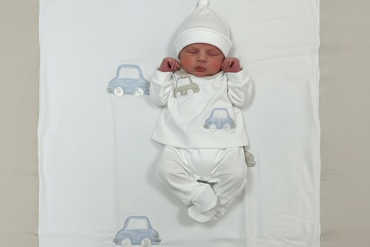 Bimbalo Italian Take Me Home Set - Baby Boy Premium Outfit