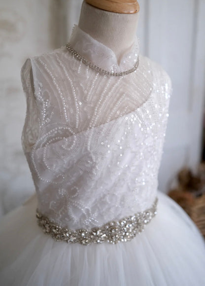 Christie Helene Skylar Tulle Communion Dress | La Bavetta | Brooklyn NYC