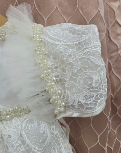 Nyla Girls Christening Outfit | La Bavetta | New York