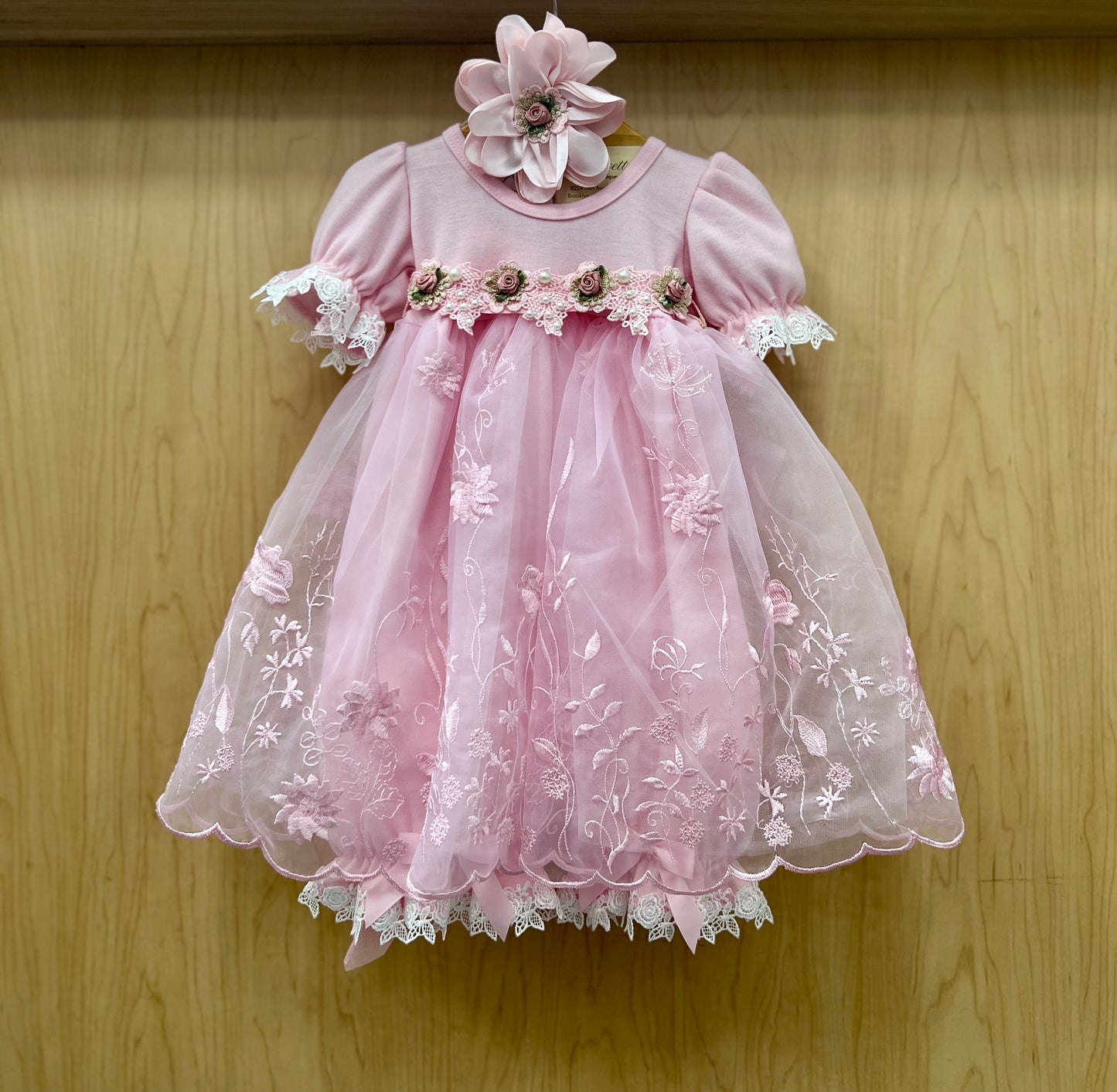 Pink Romper Dress Rosie