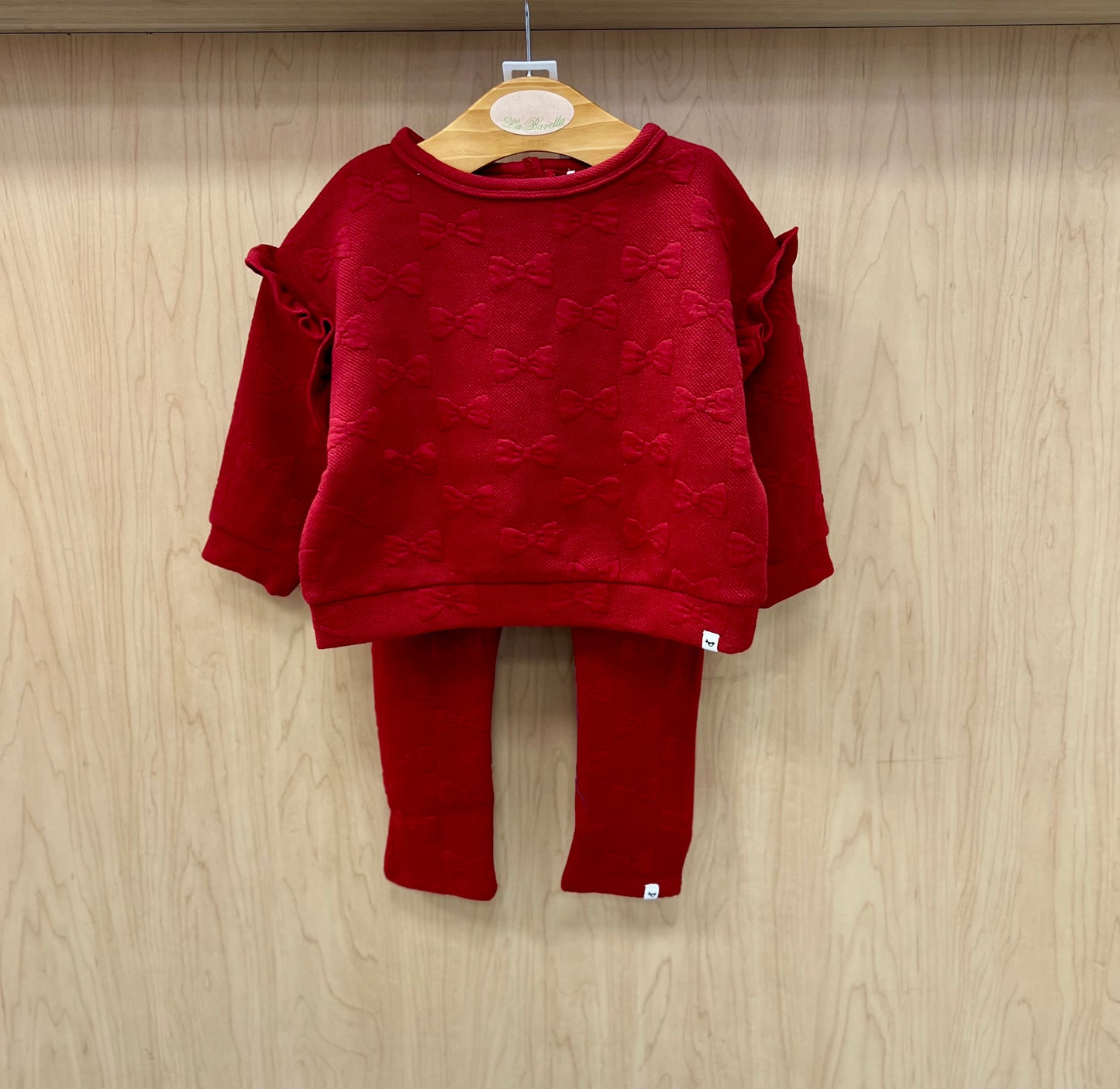 Oh Baby! Pucker Bows Millie Slouch pants set