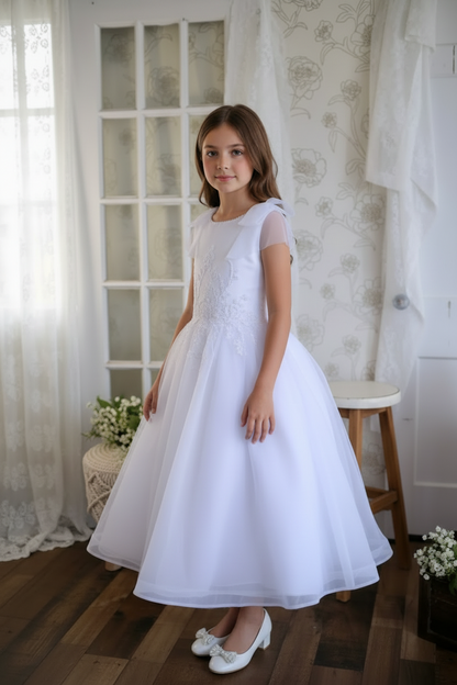 Christie Helene lace bodice Dress communion dress