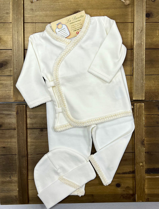 Neutral baby cotton set