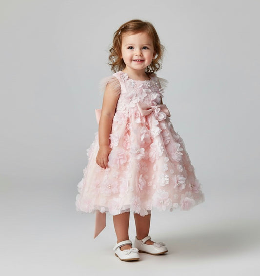 Elegant floral 3D lace Dress