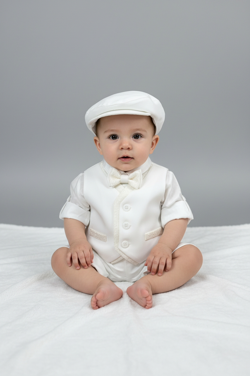 Bimbalo boys Christening set with shorts