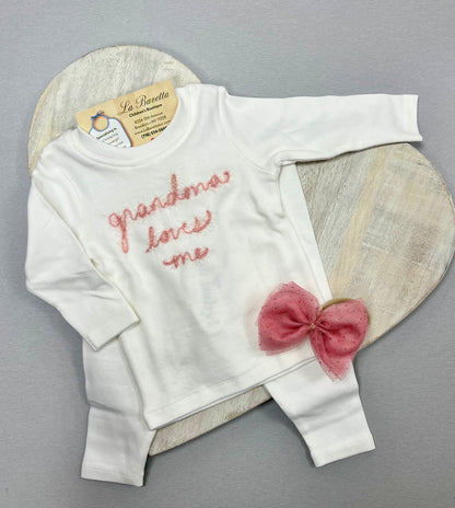 Grandma loves Me 2pc cotton set