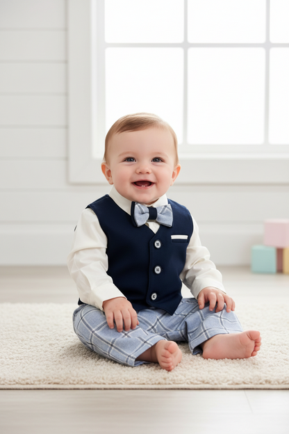 Bimbalo Navy blue Boys Suit