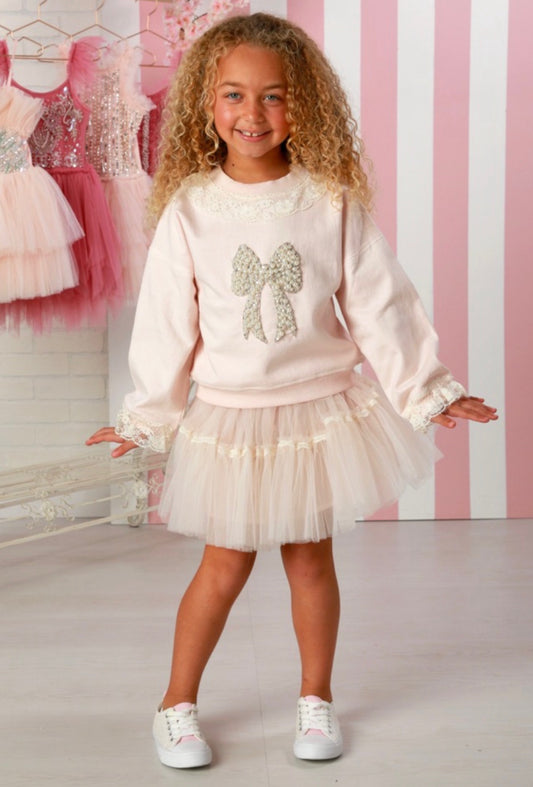 Sabine 2pc Girls  skirt set by ooh la la couture
